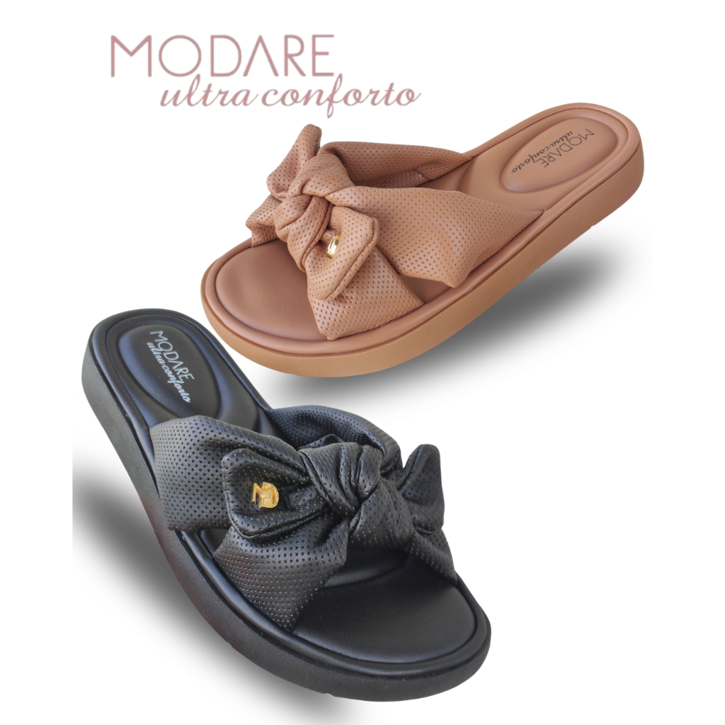 Chinelo Ultra Conforto Modare Ortopedico Macio Original Laço Slide ...