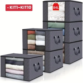 Caixa Saco Organizador Grande Edredom Cobertor Casaco Guarda Roupa Ecológico Anti-Poeira Umidade Insetos Multiuso em Oferta na Shopee