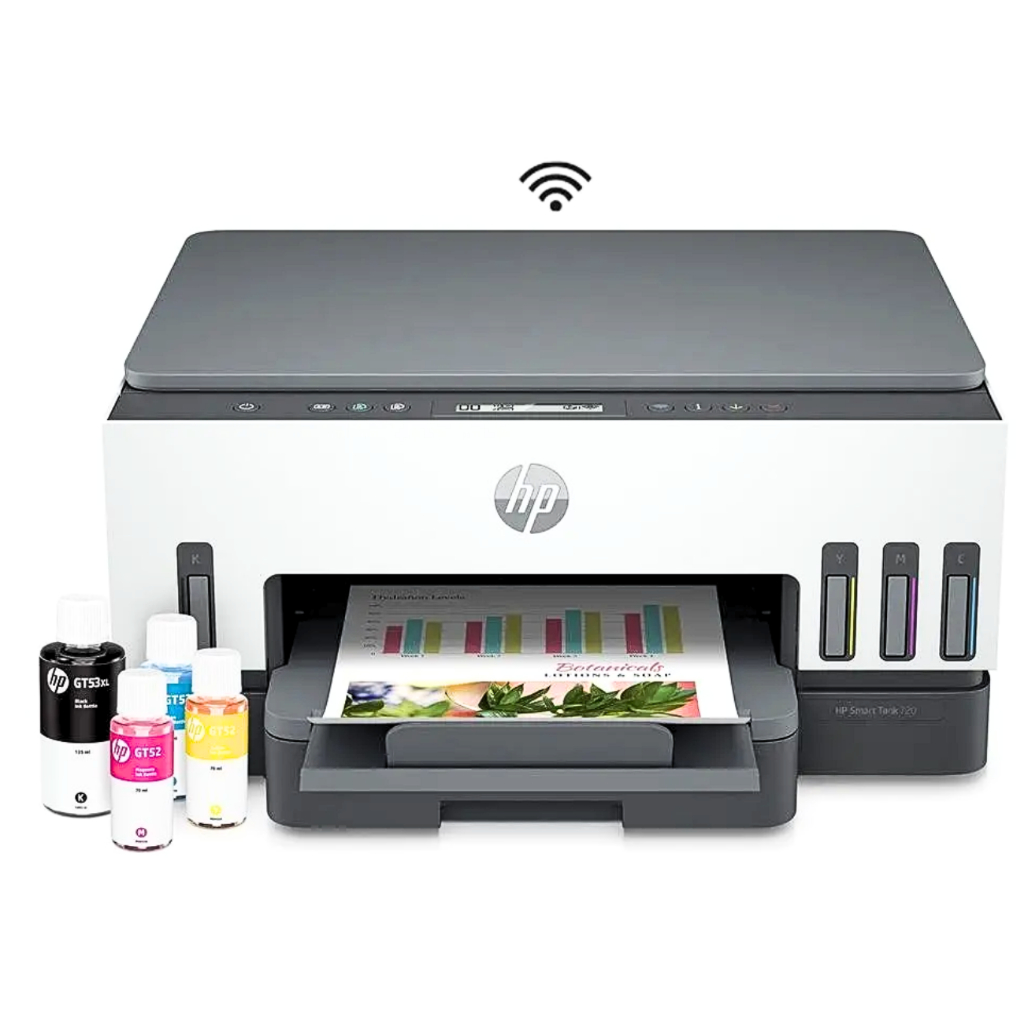Impressora Multifuncional Hp 724 Tank De Tinta Colorida Wi-fi,usb Com ...