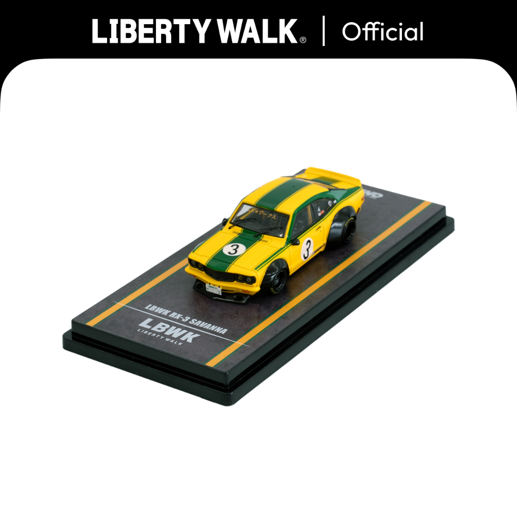 Liberty Walk LBWK 1/64 INNO MODEL LBWK LB-WORKS Mazda RX3 Savanna LBWK ...