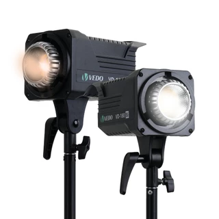 Fotografia LED Luz Profissional 2700-6500K Para Youtube Video Live Studio Photo Iluminação COB Dissipação De Calor em Oferta na Shopee