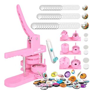 Kit De 3 Máquinas Advertising Photobots 32/44/58 Mm/150 Unidades Color Rosa Mecolour