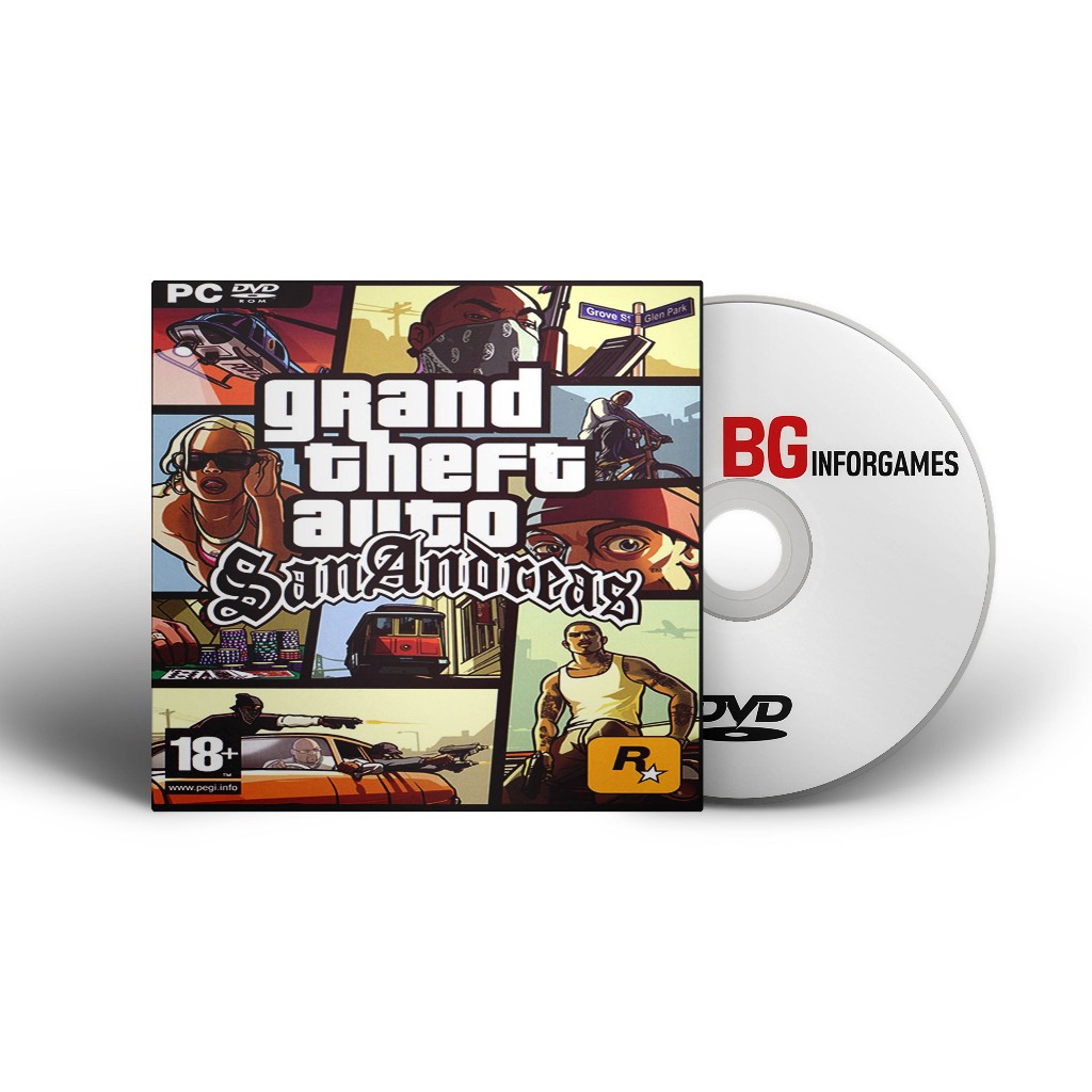 GTA San Andreas em mídia física - jogos para PC | Shopee Brasil