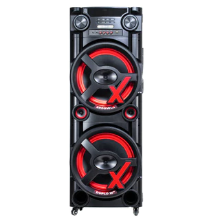 Caixa de Som Amplificada ACA 2900 NewX 2900W Torre Amvox  Duplo Woofer de 15" Led Bivolt Bluetooth em Oferta na Shopee