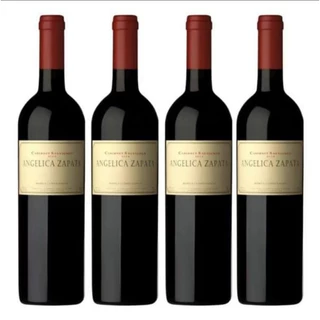 VINHO TINTO ANGÉLICA ZAPATA CABERNET SAUVIGNON 750 ML CX COM 04 UNIDADES