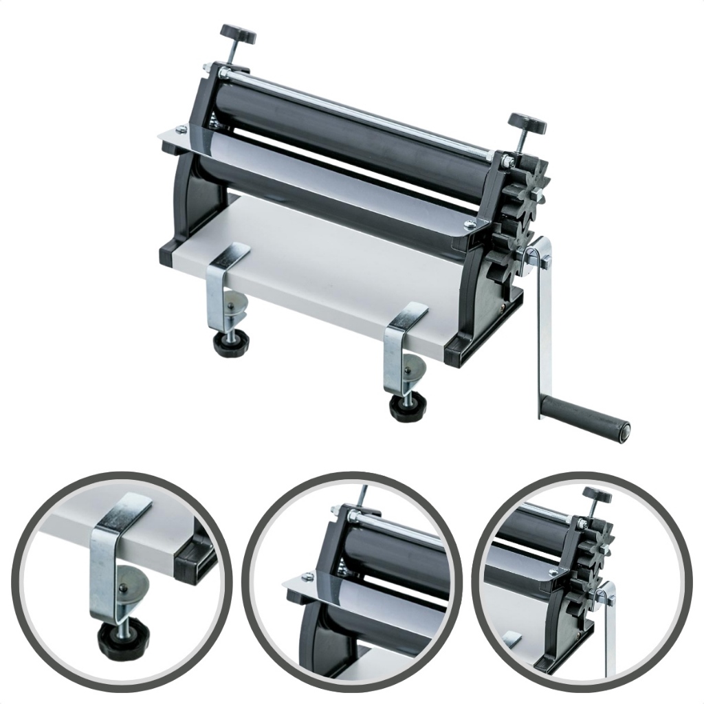 Cilindro Abridor Massa Manual Laminador Fazer Pão Pastel Mac