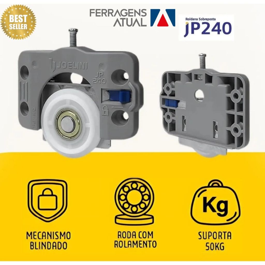 Kit para 1 ou 2 portas de correr Joeline JP 240 Deslizante