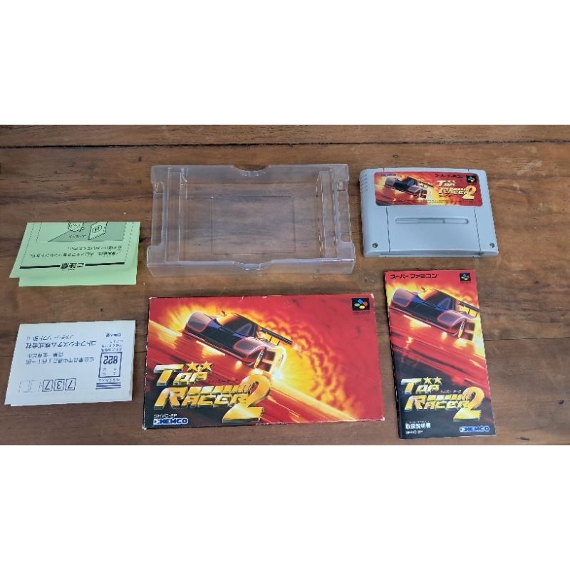 Top Racer 2 Super Famicom Original Usado na Caixa c/ Manual | Shopee Brasil