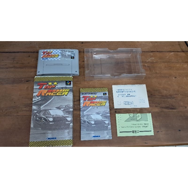 Top Racer Super Famicom original usado c/ caixa e Manual | Shopee Brasil