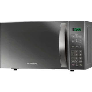 Micro-Ondas Espelhado Mondial 21Litros Cinza MO-01-21-E 1200W