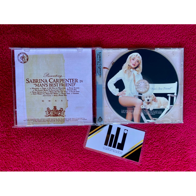 Friend　Ellyn Sanna　CD付き SABRINA CARPENTER / MAN'S BEST FRIEND (CD FAN MADE) | Shopee Brasil