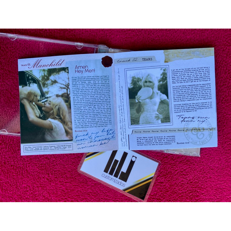 SABRINA CARPENTER / MAN'S BEST FRIEND (CD FAN MADE) | Shopee Brasil