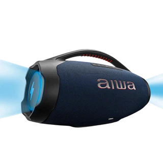 Caixa Boombox Plus AIWA BBS-01-LBL 200W BT 30H IP66 USB RGB em Oferta na Shopee