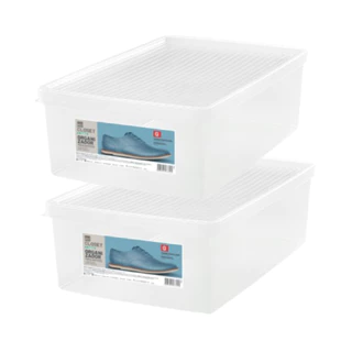 Kit 2 Caixa para Calçados Plástica Grande Ordene C/ Ventilação P/ Sapatos Tênis Empilhável Armário Closet Sapateira em Oferta na Shopee