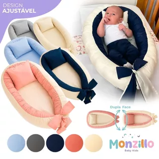 Ninho Redutor De Berço Micro Percal 400 Fios Matelado Dupla Face em Oferta na Shopee
