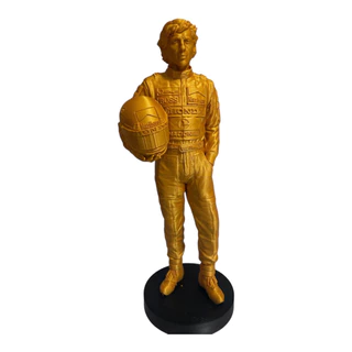 Estátua 3D Ayrton Senna – 40 cm de Altura