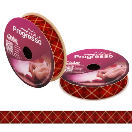 Fita cetim feliz natal papai noel natalina 15mm 10 metros