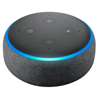 Caixa de Som Inteligente Amazon Echo Dot 3ª Geração com Alexa Bluetooth Wi-Fi Preto/Cinza