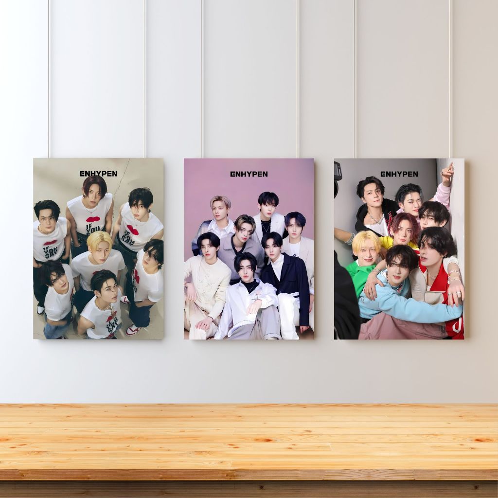 QUADRO DECORATIVO BANDA K-POP ENHYPEN | Shopee Brasil