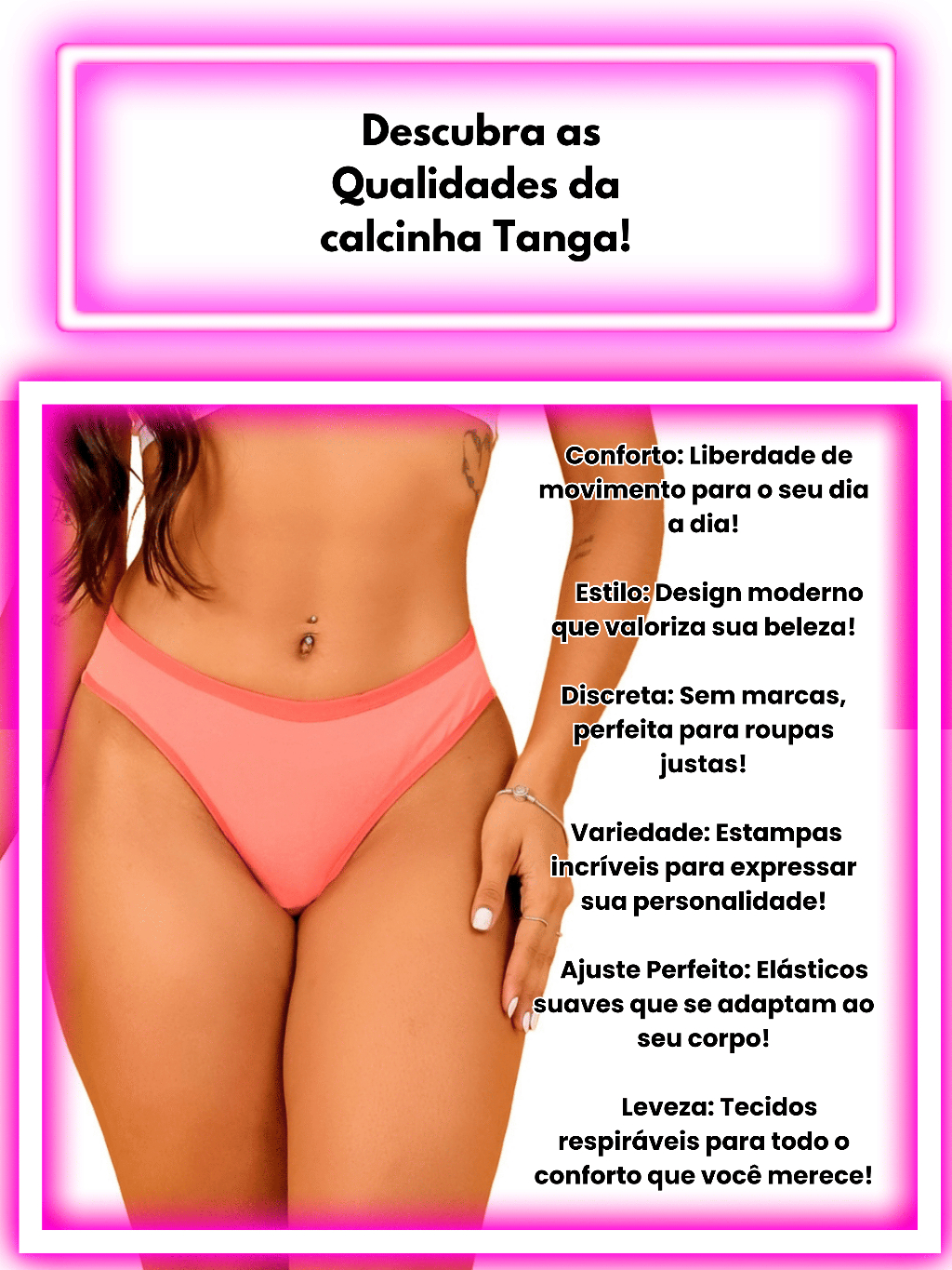 kit calcinha tanga EM PROMOÇÃO
