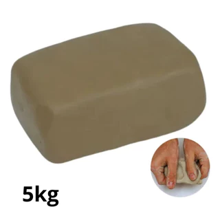 Argila Natural 1,2,3,4,5kg Escolar Artesanato Cerâmica Promoção