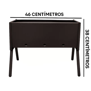 Churrasqueira A Carvão Portátil Espeteira 46x25 cm Direto da Fabrica