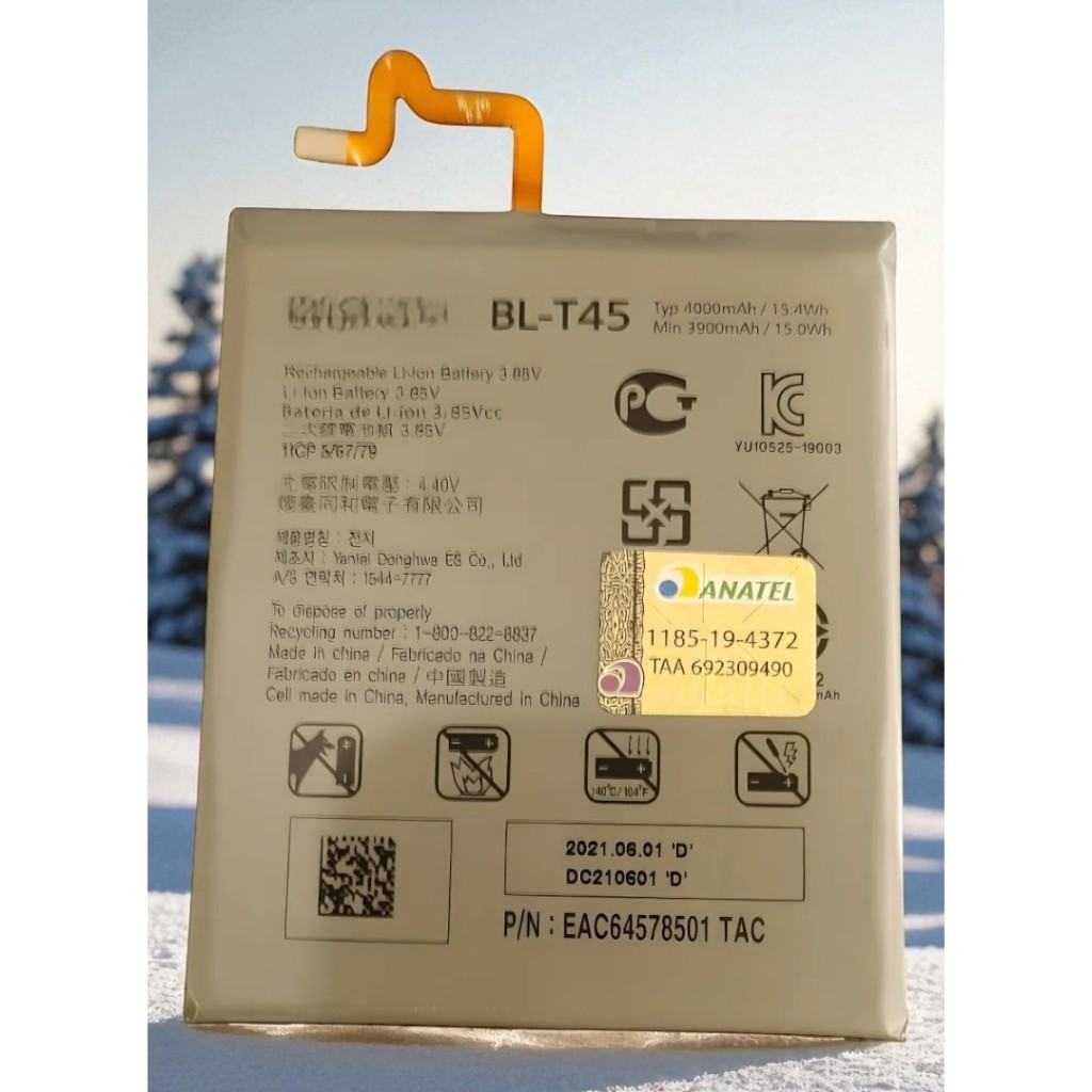 Swark Batteria BL-T45 Compatibile Con LG Q70 LM-Q620VAB & LG K50s - Foto 14