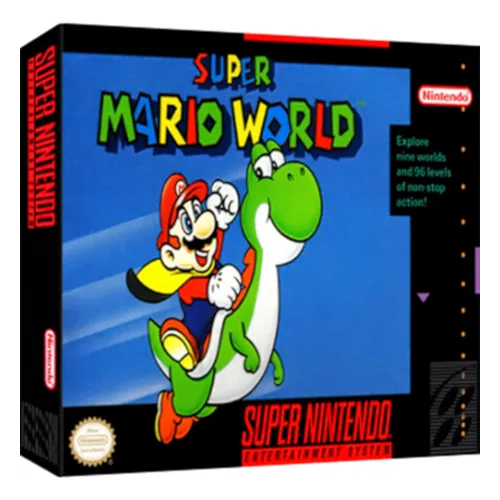 Super Mario World Super Nintendo + Caixa E Berço em Oferta na Shopee