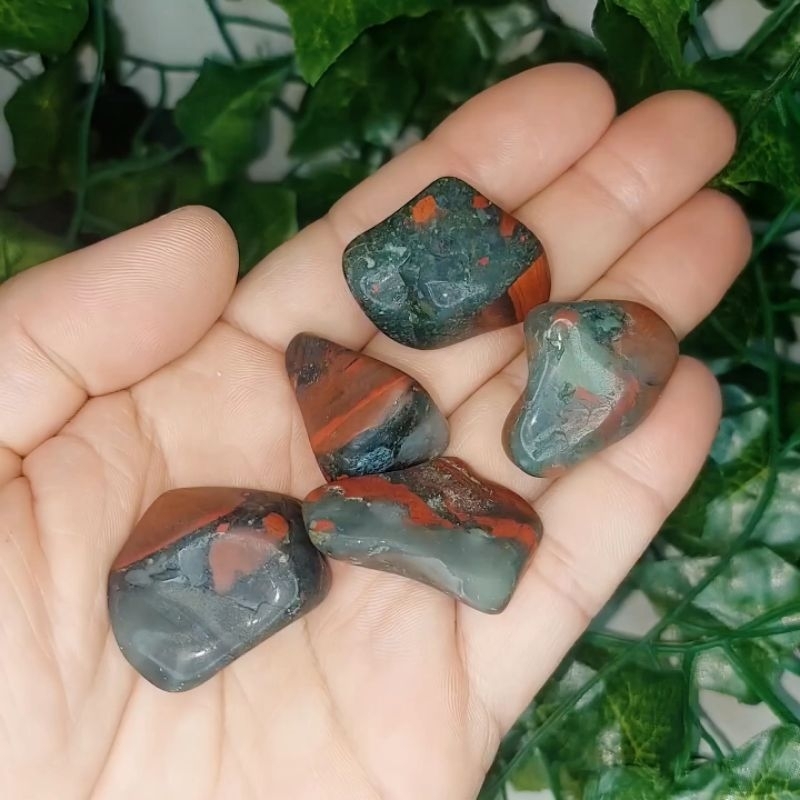 Jaspe Heliotrópio Rolado (África do Sul) | Shopee Brasil