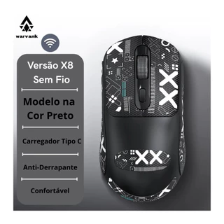 Mouse Gamer Speed Sem Fio WX8, 500mAh, DPI 1200-2400-3200, Recarregável Wireless