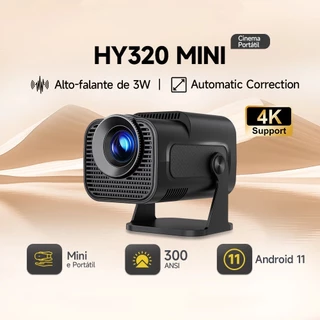 Atualizado Projetor Smart HY320 Android Full HD 1920x1080 Bluetooth Wi-fi