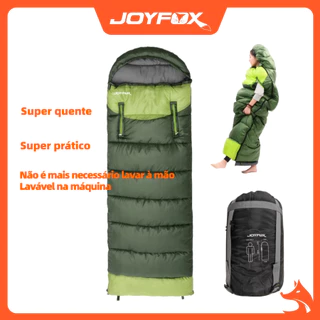 Saco De Dormir Solteiro Patchworkable Lavável À Máquina Joyfox -1,5ºc À -3,5ºc Camping
