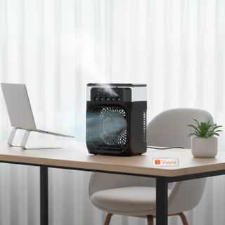 Climatizador Ventilador LED Portátil Preto 10W Bivolt