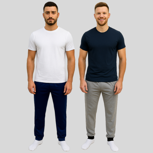 Kit 2 Calças de Algodão Pijama Confortável Masculino em Oferta na Shopee