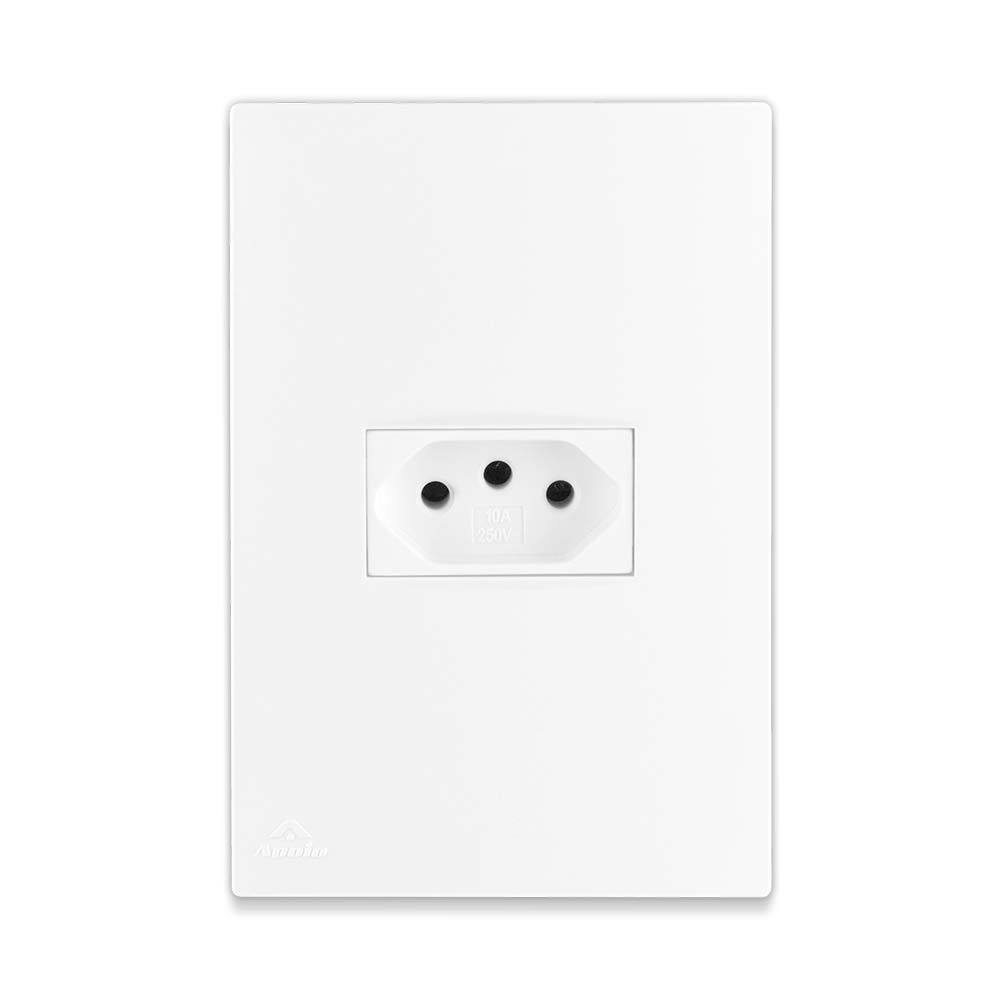 Tomada 10A 2P+T Linha Lisse – Beleza, Segurança e o Melhor Custo-Benefício Ref. L7401