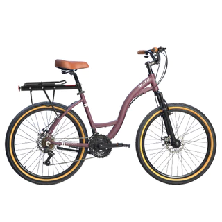 Promoção Bicicleta Blitz Aro 26 Comodo Urbana 21v + Bagageiro e Cadeado em Oferta na Shopee