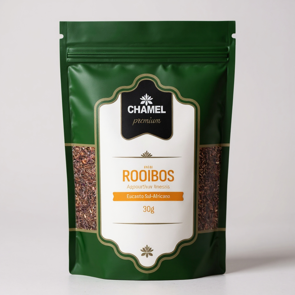 Chá Rooibos Chamel Premium 30g – Sem Cafeína, Natural e Rico em ...