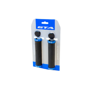 Manopla 130mm Rider Borracha Tpr C/trava Azul