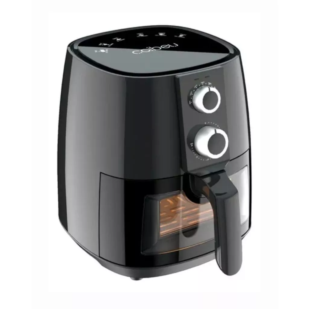 Fritadeira Eletrica Air Fryer 3.8l Preto 127v 220v 1350W Coibeu