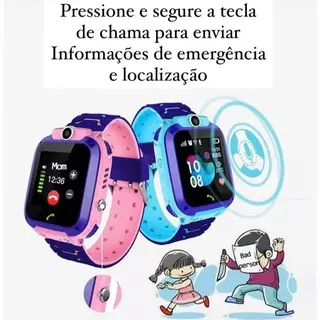 Relógio Smartwatch Microwear Infantil Cameras GPS SOS Howear Hw C2