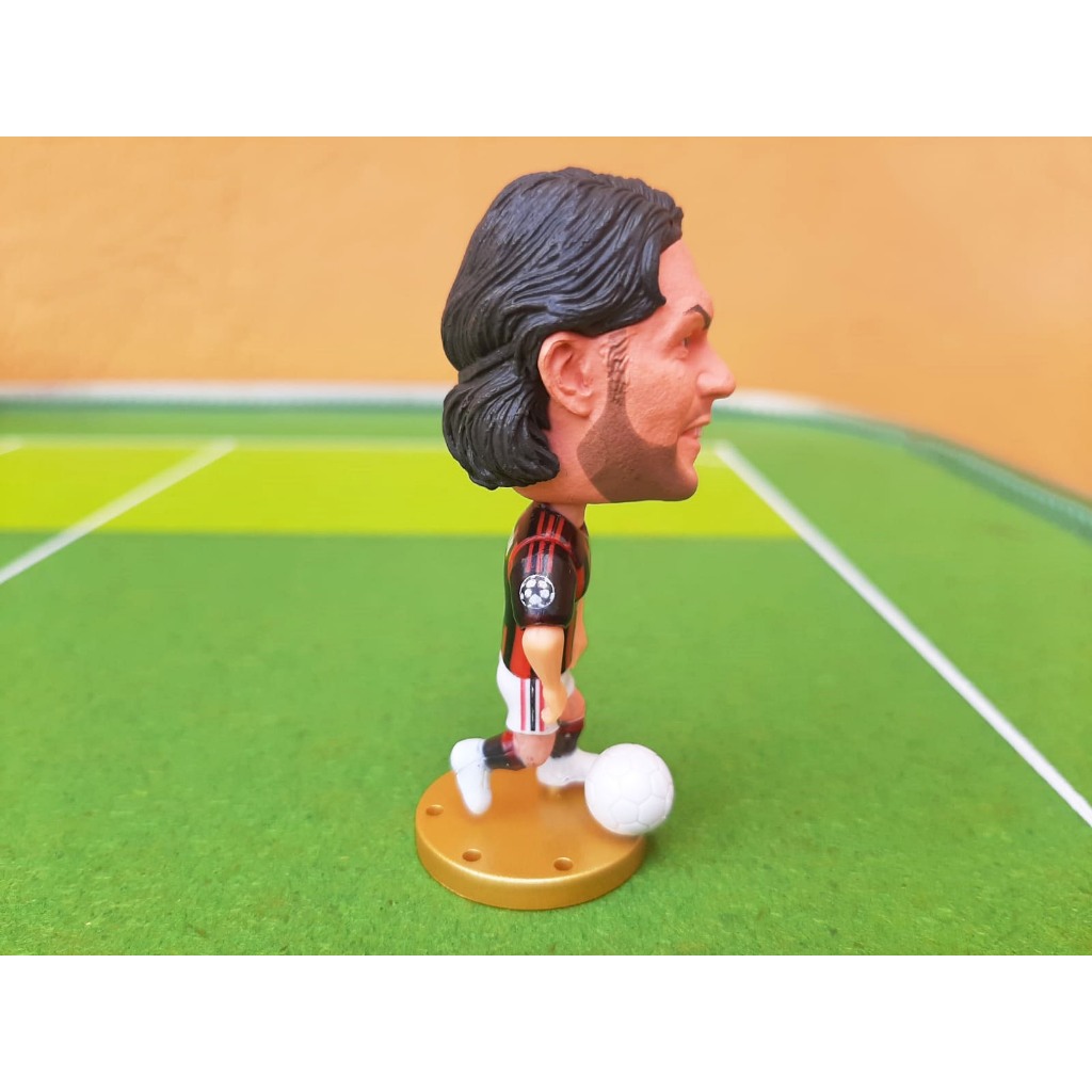 Mini Craque do Paolo Maldini Milan Soccerwe Boneco Miniatura