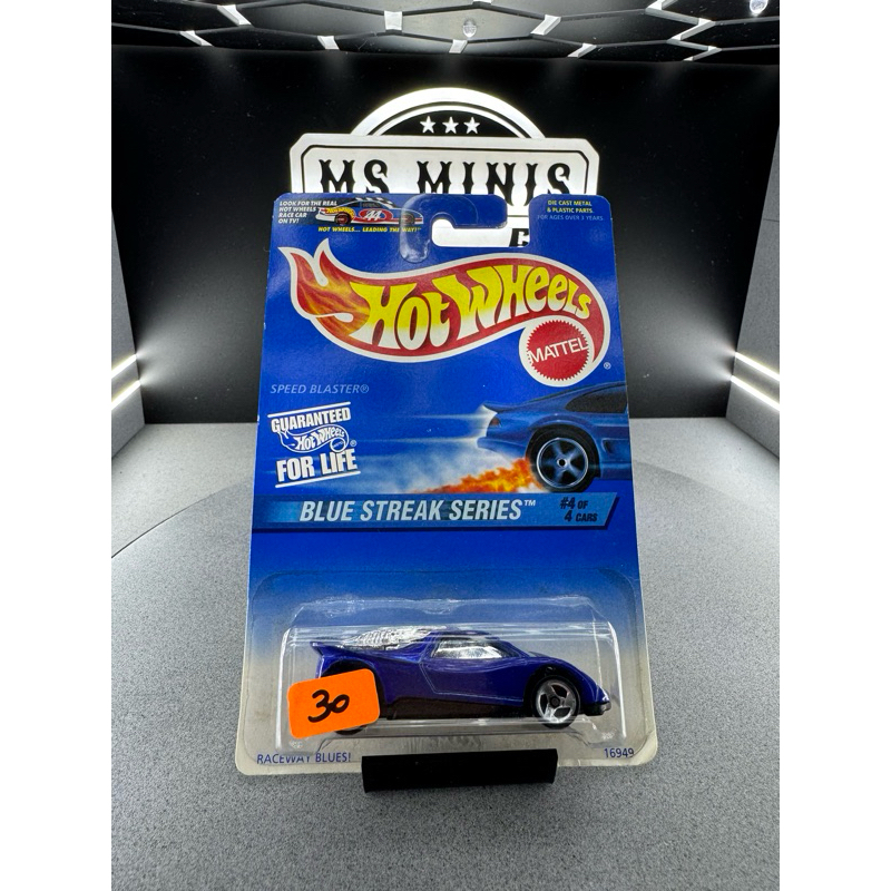 Hot Wheels Blue Card - Blue Streak Séries 1996 - RACEWAY Bluesi