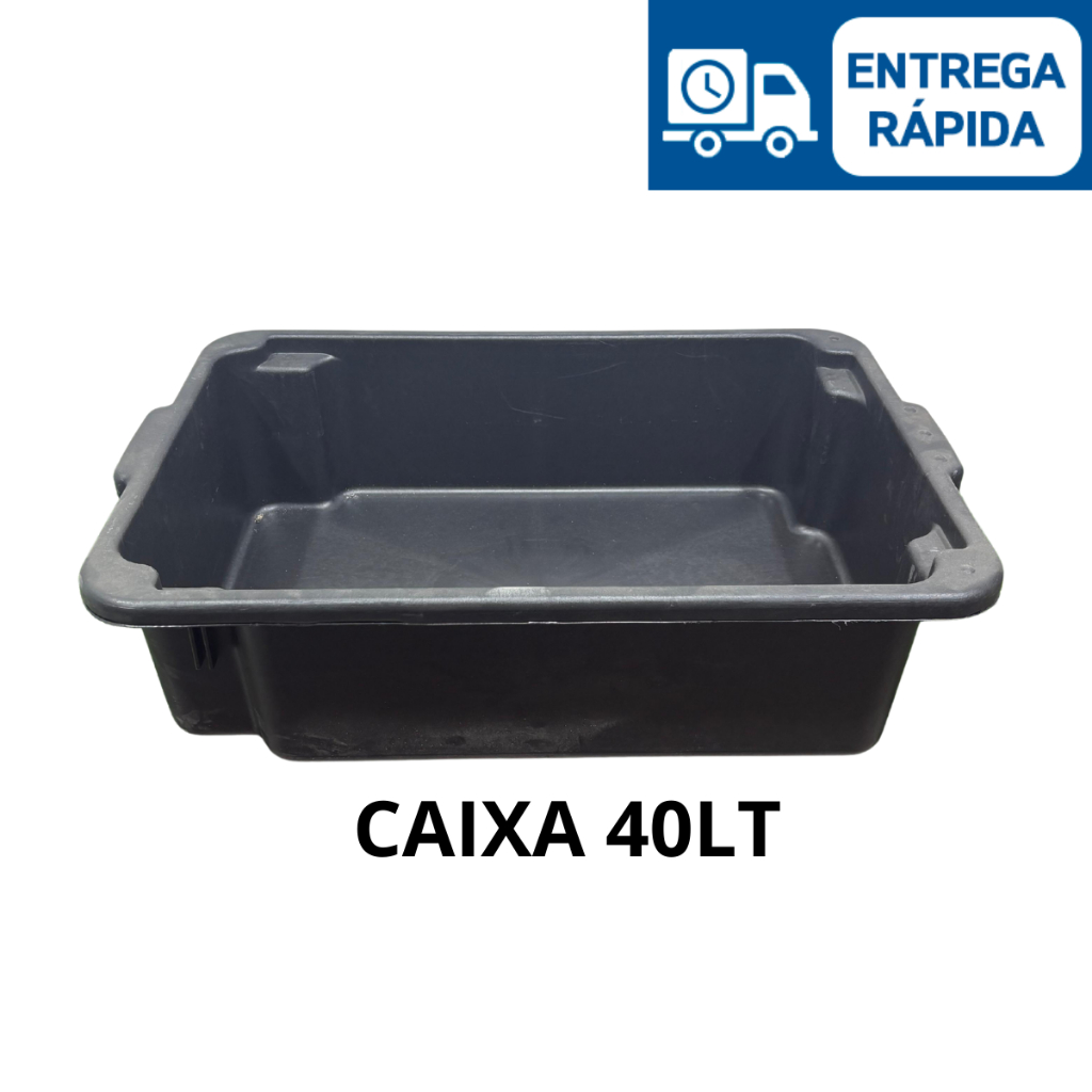 Caixa Para Massa Multuso Plástica 40L Grande Reforçada