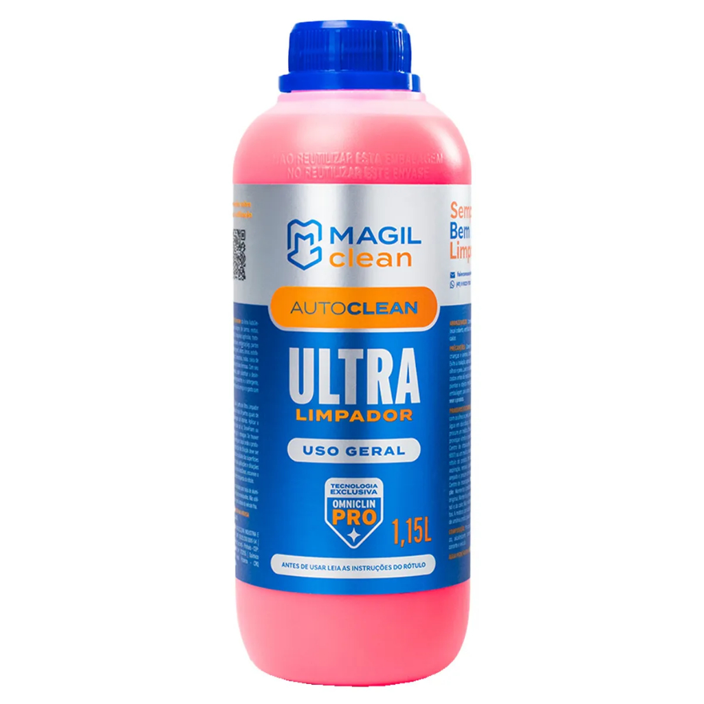 Magilclean Ultra Limpador Auto Clean Shampoo Automotivo 1,15L | Shopee ...