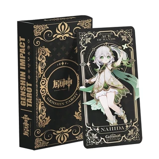 Genshin Impact Cartas de Tarot 56 ARCANOS MENORES, temático jogo RPG anime | 14*7cm