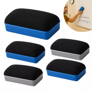 Kit 1/3/5 Apagador Para Quadro Branco Vidro Com Imã Lousa Escolar Escritório Sala Reunião Magnético