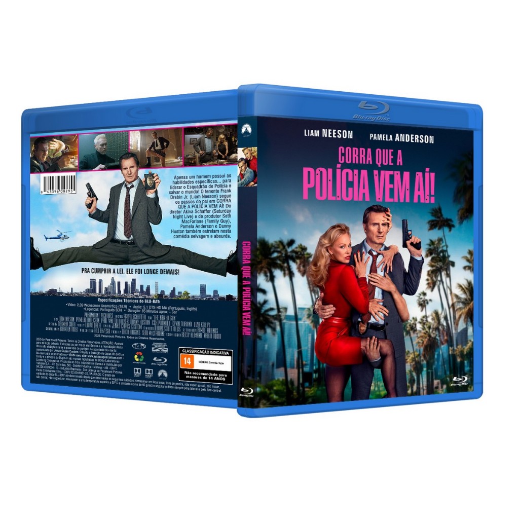 Blu-ray: Corra Que A Policia Vem Ai 2025 DUB/LEG [PERSONALIZADO ...