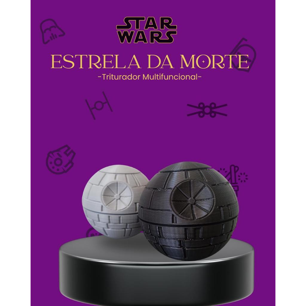Triturador Estrela da Morte | Impressão 3D | Decoração Nerd | Cultura Pop | Colecionável | Geek