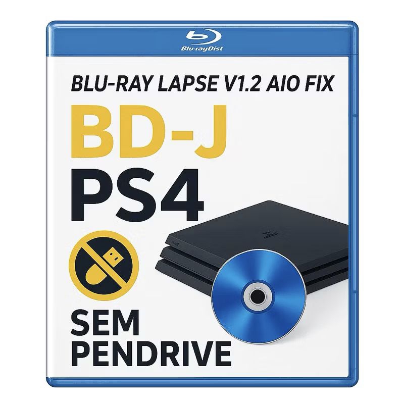 Disco Blu Ray Desbloqueio Playstation 4 BD JB BD-JB PS4 fw 9.00