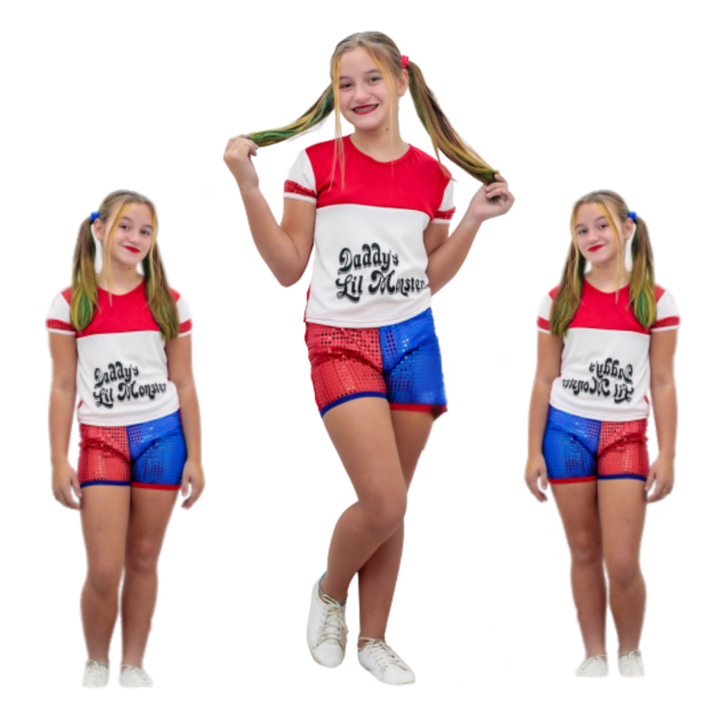 Fantasia Infantil da Arlequina Super Confortável | Shopee Brasil